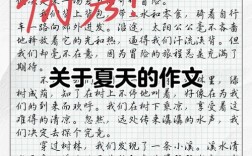夏天作文如何写出新意与温度？