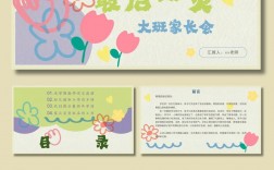 大班创意家长会PPT，如何让家长会更出彩？