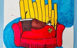 椅子创意画，日常如何变身艺术？