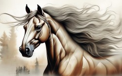 马创意图片，马创意设计图