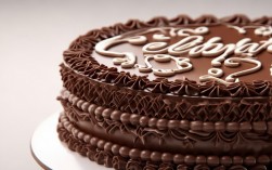 创意巧克力蛋糕图片图