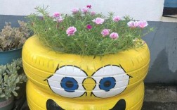 轮胎绘画创意图片大全