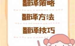 翻译策略技巧，翻译策略技巧和方法的区别