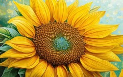 向日葵创意画如何突破传统绘画形式？