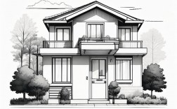 房屋创意素描，房屋创意素描图片