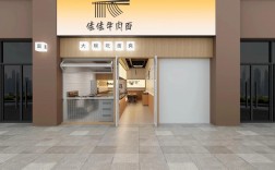 创意面馆装修效果图，创意面馆装修效果图大全