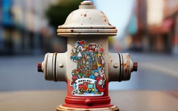 消防栓创意贴纸