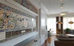 空调管遮挡创意装饰