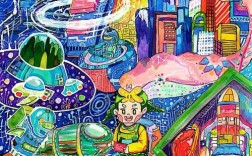 高中创意绘画作品，灵感从何而来？