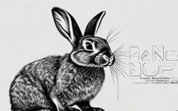 2025年兔子黑白创意画流行趋势是什么？