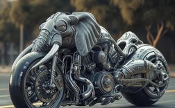 这些创意摩托车图片背后的设计理念是什么？它们如何平衡实用性与艺术性？