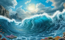 海洋创意画，海洋创意画作品图片大全