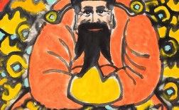 创意财神中国风，创意财神中国风山水画