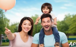 一家三口创意照相姿势