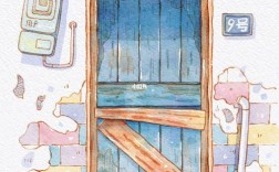 门创意，门创意绘画