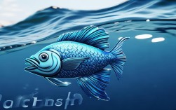 蓝鱼创意，蓝鱼logo