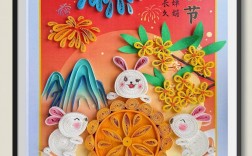 中秋创意手工，中秋创意手工画