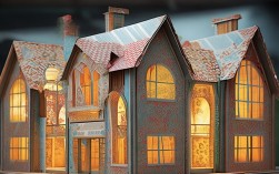 纸盒做房子创意