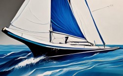 创意帆船画
