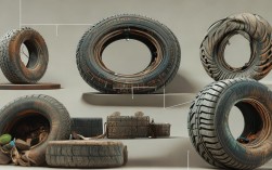 报废轮胎创意