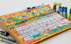 小学生创意手工台历