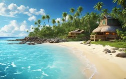 海岛创意画怎么画？新手也能轻松上手的教程吗？