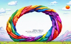 呼啦圈创意儿童画