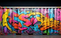 集装箱涂鸦创意火了？今年最潮艺术新风口？