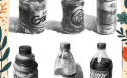 瓶子的创意速写