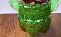 废塑料瓶创意手工花盆，废塑料瓶创意手工花盆视频