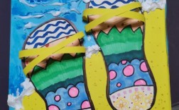 海滩拖鞋如何变身创意美术？