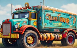 创意卡车简笔画火了？最新创意卡车简笔画来了！