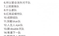 最有创意的队名