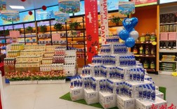 花样堆头创意陈列图片