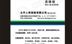 保险创意名片如何让人眼前一亮？