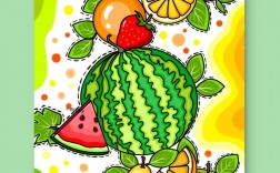 水果色彩创意画如何玩出艺术感？