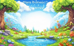 儿童创意画背景素材