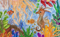 海洋世界儿童画创意