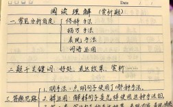 题目赏析答题技巧