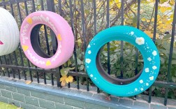 轮胎创意制作图片简单易学吗？