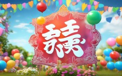 六一儿童节创意字