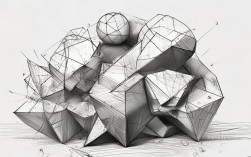 素描创意几何体