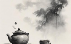 茶画创意图，如何将茶与画巧妙融合？