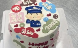 警察主题创意蛋糕图片