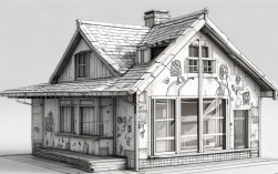 创意简笔画房子