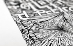 创意黑白，创意黑白线描画