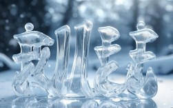 冰创意美术字怎么设计才能又酷又独特？