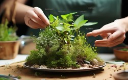 创意小盆栽制作过程