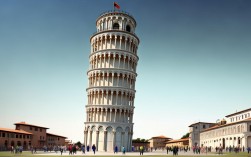 比萨斜塔有创意的拍照