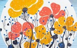 花创意画，花创意画图片